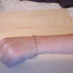 Gold chain bracelet small handmade